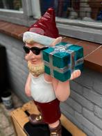 Grappige Kerst Tuinkabouter met Cadeau, Ophalen, Gebruikt, ., .