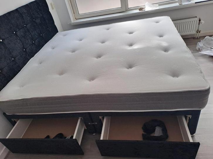 Premium Divanbed – Verkrijgbaar in 90x200, 140x200, 160x200, Huis en Inrichting, Slaapkamer | Beddengoed, Nieuw, Tweepersoons