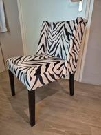 Fauteuil Rofra home zebra prachtige stof, Ophalen, Zo goed als nieuw, 75 tot 100 cm, Stof