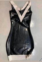 Mooie bodycon jurk in Latex, tm 3XL (op maat te maken), Kleding | Dames, Jurken, Verzenden, Nieuw, Zwart, Boven de knie