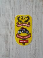 sticke 25 jaar tweewielercentrum Pols en van Heijst Waalwijk, Ophalen of Verzenden, Zo goed als nieuw, Bedrijf of Vereniging