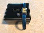 Lancia  Dames Horloge met leren bandje en Lancia speldje, Sieraden, Tassen en Uiterlijk, Horloges | Antiek, Overige merken, Staal