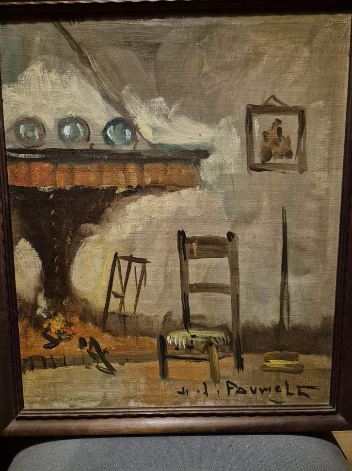 HJ Pauwels Vlaams impressionisme, Antiek en Kunst, Kunst | Schilderijen | Klassiek, Ophalen of Verzenden