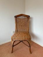 Rieten stoel, Huis en Inrichting, Stoelen, Ophalen, Gebruikt, Bruin, Eén
