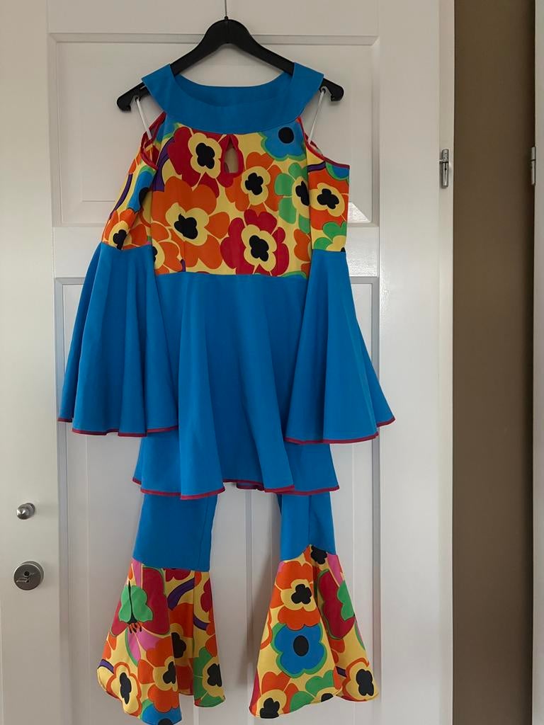Hippie flowerpower pak maat 34, Ophalen of Verzenden, Zo goed als nieuw