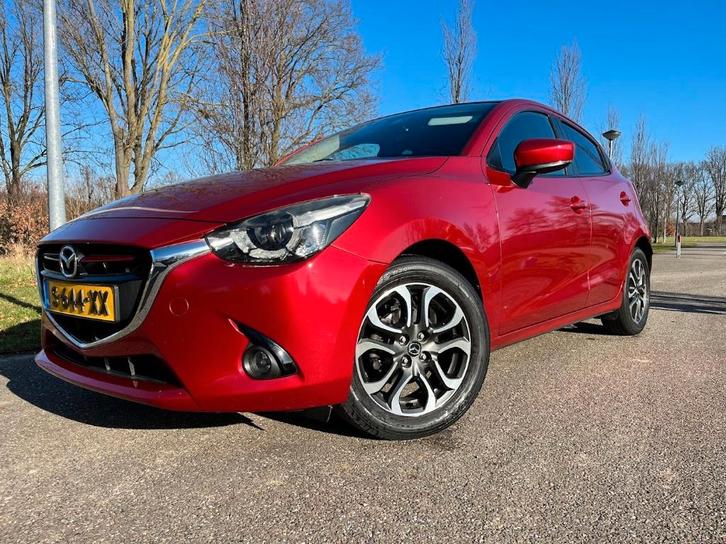 Mazda 2 1.5 Skyactiv-g  GT-M 115PK 2017 Rood, Auto's, Mazda, Particulier, ABS, Airbags, Airconditioning, Android Auto, Apple Carplay