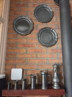 Tinnen Borden en Kannetjes Collectie, Ophalen of Verzenden