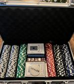 Koffer met fiches, speelkaarten en dobbelstenen, Ophalen, Zo goed als nieuw