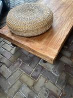 Poef, Ophalen, Riet of Rotan, Minder dan 50 cm, Rond