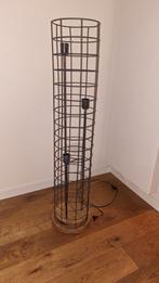 Industriële vloerlamp, 132cm hoog, Huis en Inrichting, Gebruikt, 100 tot 150 cm, Ophalen of Verzenden, Metaal