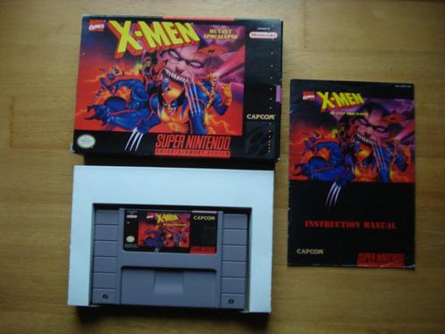 X-men mutant acopalypse snes usa, Spelcomputers en Games, Games | Nintendo Super NES, Zo goed als nieuw, Platform, 1 speler, Vanaf 3 jaar