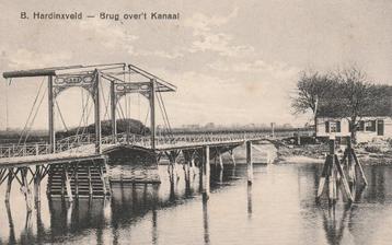 Boven Hardinxveld Mooie Gelopen Kaart uit 1915 met Brug. beschikbaar voor biedingen