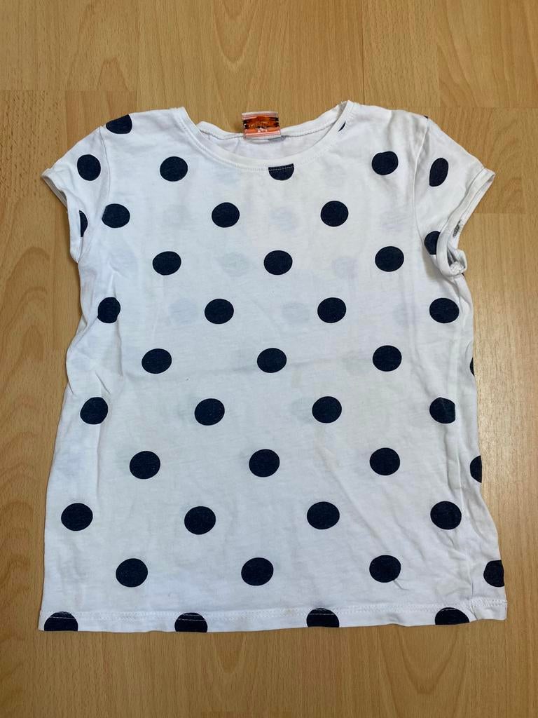 Blauw wit stippen shirt Tape a l’oeil 116, Ophalen of Verzenden, Gebruikt, Meisje, Shirt of Longsleeve