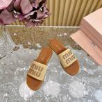 Miu Miu dames slippers nieuw 10% KORTING!, Kleding | Dames, Schoenen, Ophalen of Verzenden, Nieuw