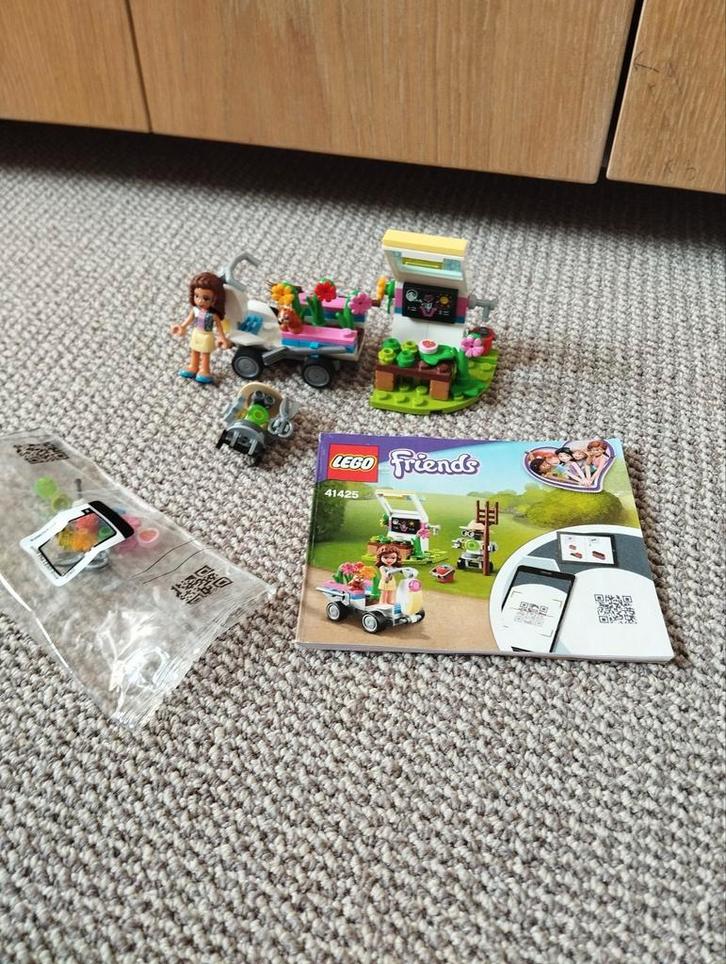 Lego 41425 ( Lego Friends ) - Olivia's Bloementuin, Kinderen en Baby's, Speelgoed | Bouwstenen, Zo goed als nieuw, Ophalen of Verzenden