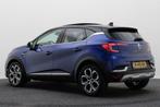 Renault Captur 1.3 TCe 130 Automaat Edition One Virtual Cock, Gebruikt, 4 cilinders, Blauw, Leder en Stof