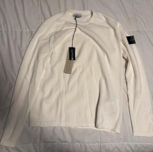 [Nieuw] Stone Island Crewneck - Wit, Kleding | Heren, Truien en Vesten, Nieuw, Maat 48/50 (M), Groen, Ophalen of Verzenden