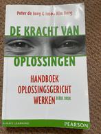 Handboek oplossingsgericht werken, Ophalen of Verzenden, Peter de Jong; Insoo Kim Berg, Alpha, WO