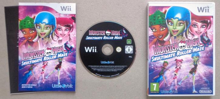 Monster High Skultimate Roller Maze voor de Nintendo Wii, Spelcomputers en Games, Games | Nintendo Wii, Zo goed als nieuw, Overige genres
