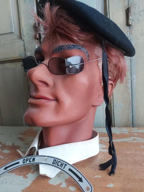 Antieke spoorwegen bril railroad glasses dubbele protectie g, Antiek en Kunst, Curiosa en Brocante, Ophalen of Verzenden
