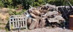 1 tot 17 kuub haardhout / brandhout gratis, 6 m³ of meer, Ophalen, Overige houtsoorten, Blokken