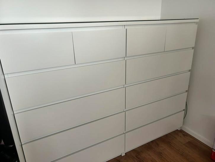 IKEA MALM LADEKAST, Huis en Inrichting, Kasten | Ladekasten, Gebruikt, 100 tot 150 cm, 50 tot 100 cm, 25 tot 50 cm, 5 laden of meer