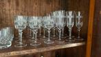 wijn en champagne glazen kristal, Antiek en Kunst, Antiek | Glas en Kristal, Ophalen