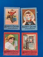 Sluitzegels KORFF Cacao, Verzamelen, Verzenden, Gebruikt, Overige typen