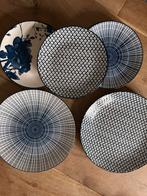 Servies Gusta blauw-wit, Ophalen, Zo goed als nieuw, Bord(en), Overige stijlen