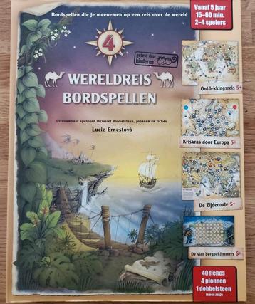 4 wereldreis bordspellen beschikbaar voor biedingen