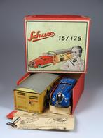 Zeldzame Schuco 15/175 Geschenkdoos 1750 Auto + 1500 Garage, Ophalen of Verzenden