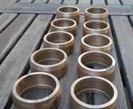 Restant bronzen bussen bewerkt, Ophalen of Verzenden, Zo goed als nieuw, Metaaldraaibank, Minder dan 500 mm