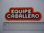 sticker CABALLERO EQUIPE motorcross race retro cross zijspan, Verzamelen, Stickers, Verzenden