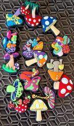19 : Paddestoelen Schoenbedels Charms voor de Crocs, Ophalen of Verzenden, Zo goed als nieuw