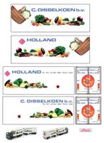 Vrachtauto decal 1:50 Disselkoen transport ( combi ), Hobby en Vrije tijd, Modelauto's | 1:50, Verzenden, Nieuw, Bus of Vrachtwagen