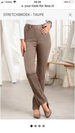 Broek Your Look For Less stretchbroek met comfortband (kort), Bruin, Maat 42/44 (L), Ophalen of Verzenden, Lang