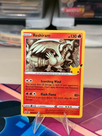 Reshiram Holo - Celebrations 25th Anniversary Pokemon beschikbaar voor biedingen