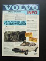 Volvo Speciale dealereditie info - Maart 1985, Boeken, Auto's | Folders en Tijdschriften, Volvo, Zo goed als nieuw, Volvo, Ophalen