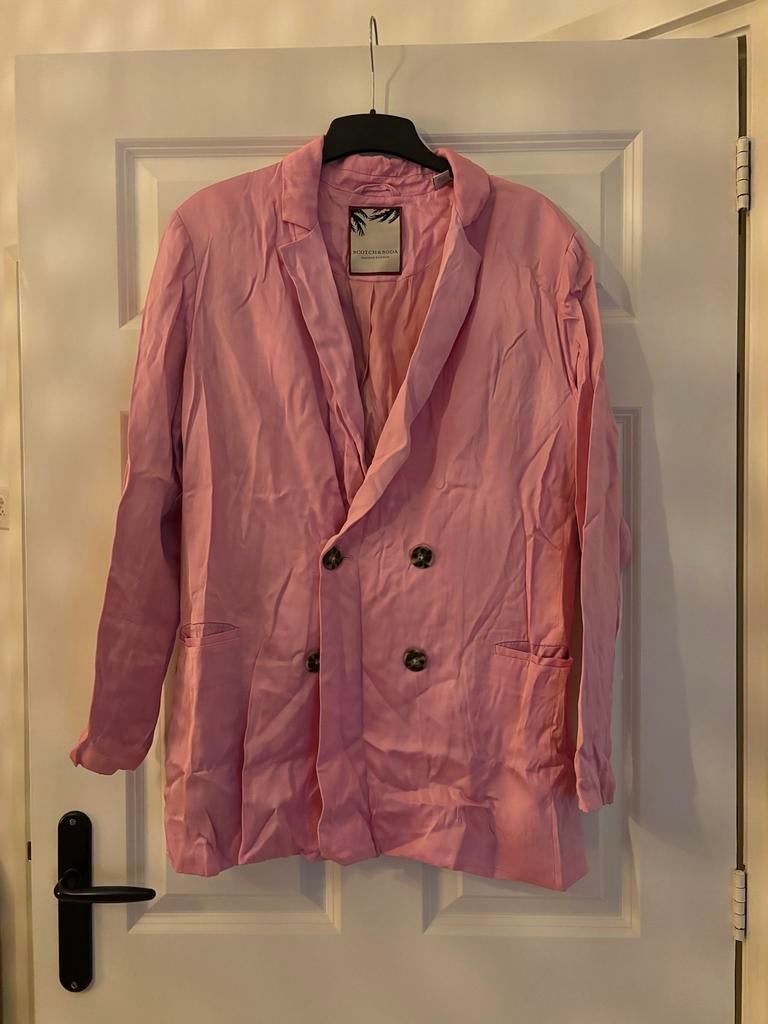 Scotch & Soda roze blazer - Maat XL, Kleding | Dames, Jasjes, Kostuums en Pakken, Maat 46/48 (XL) of groter, Ophalen of Verzenden