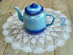 EMAILLE BLAUW KOFFIEPOTJE., Antiek en Kunst, Antiek | Emaille, Ophalen of Verzenden