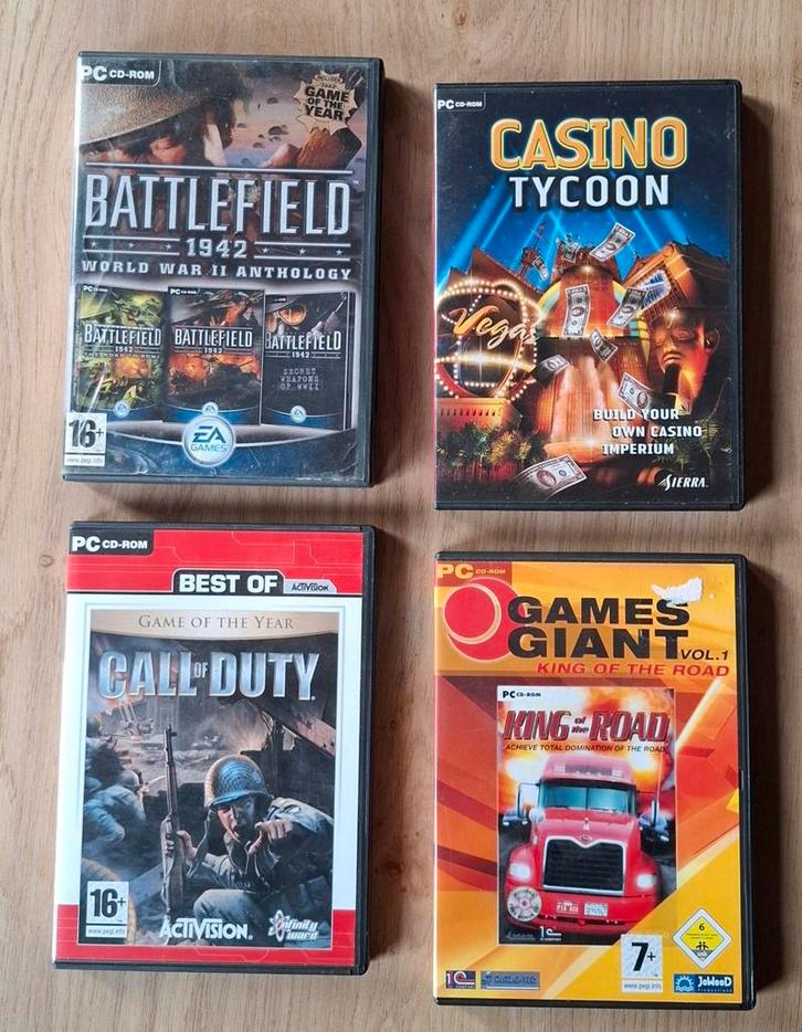 Pc cd-rom  game's, Spelcomputers en Games, Games | Pc, Gebruikt, Overige genres, 1 speler, Vanaf 7 jaar, Ophalen