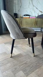 Nieuw! EICHHOLTZ eettafelstoel Velvet SAVONA GREIGE, Ophalen of Verzenden, Zo goed als nieuw, Eén