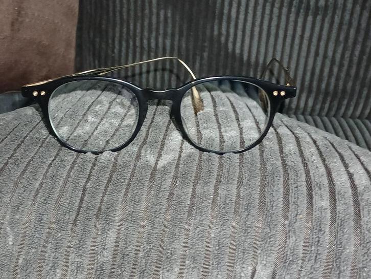 ORIGINELE NIEUWE DITA ASH BRIL MONTUUR GOUD/ZWART MET HOESJE, Sieraden, Tassen en Uiterlijk, Zonnebrillen en Brillen | Dames, Zo goed als nieuw