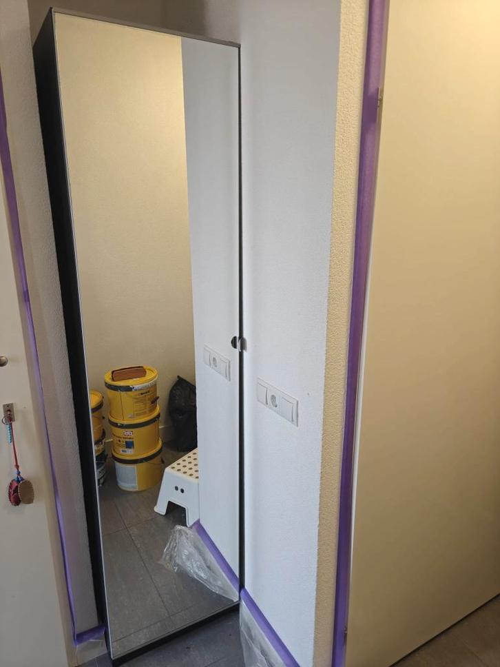IKEA PAX kast 50x58x236 cm met spiegeldeur, Huis en Inrichting, Kasten | Kledingkasten, Zo goed als nieuw, 200 cm of meer, 50 tot 100 cm