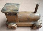 Antiek locomotiefje, hout, Ophalen of Verzenden