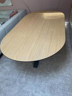 Grote keuken- kantinetafel, kunstof blad op hout., Huis en Inrichting, Tafels | Eettafels, Ophalen, 100 tot 150 cm, 200 cm of meer