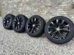 VW velgen met winterbanden 18inch, Ophalen, 18 inch, 255 mm, Banden en Velgen