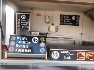 Hamburgerwagen,beenham,shoarma,friet,patatkar,broodjes beschikbaar voor biedingen