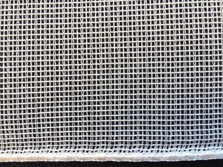 Gardisette vitrage fijn -h=150 cm - jaren 70 retro loodveter, Hobby en Vrije tijd, Stoffen en Lappen, Nieuw, Polyester, 120 cm of meer