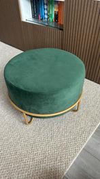 Nieuwe groene poef zonder prijskaartje, Huis en Inrichting, Ophalen, Rond, Nieuw, Minder dan 50 cm